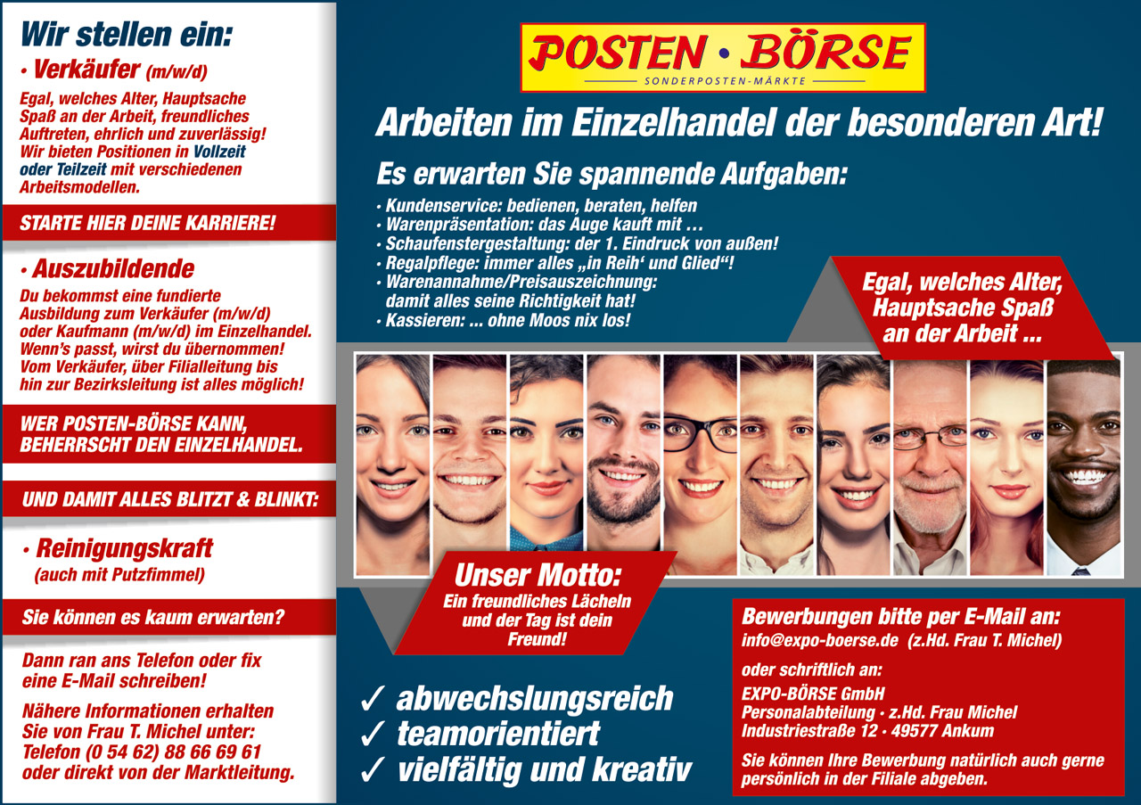 Stellenanzeigenplakat